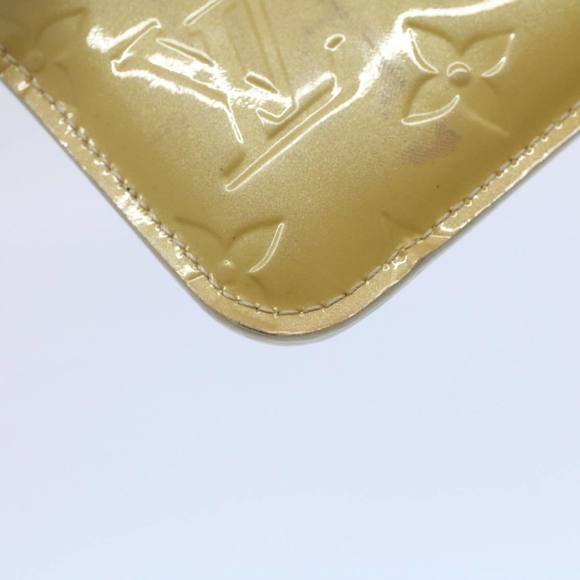 LOUIS VUITTON Vernis Pochette Cle NM Coin Purse Beige M91763 LV Auth bs8720 - Picture 16 of 16